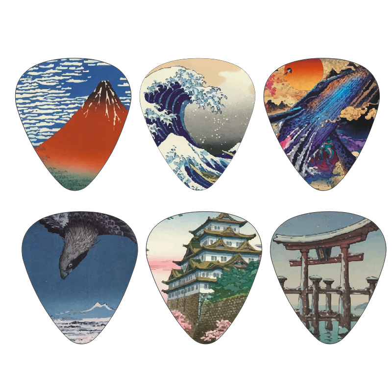 Musical Instrument In Japanese - New 12pcs/set Guitar Picks - Japanese