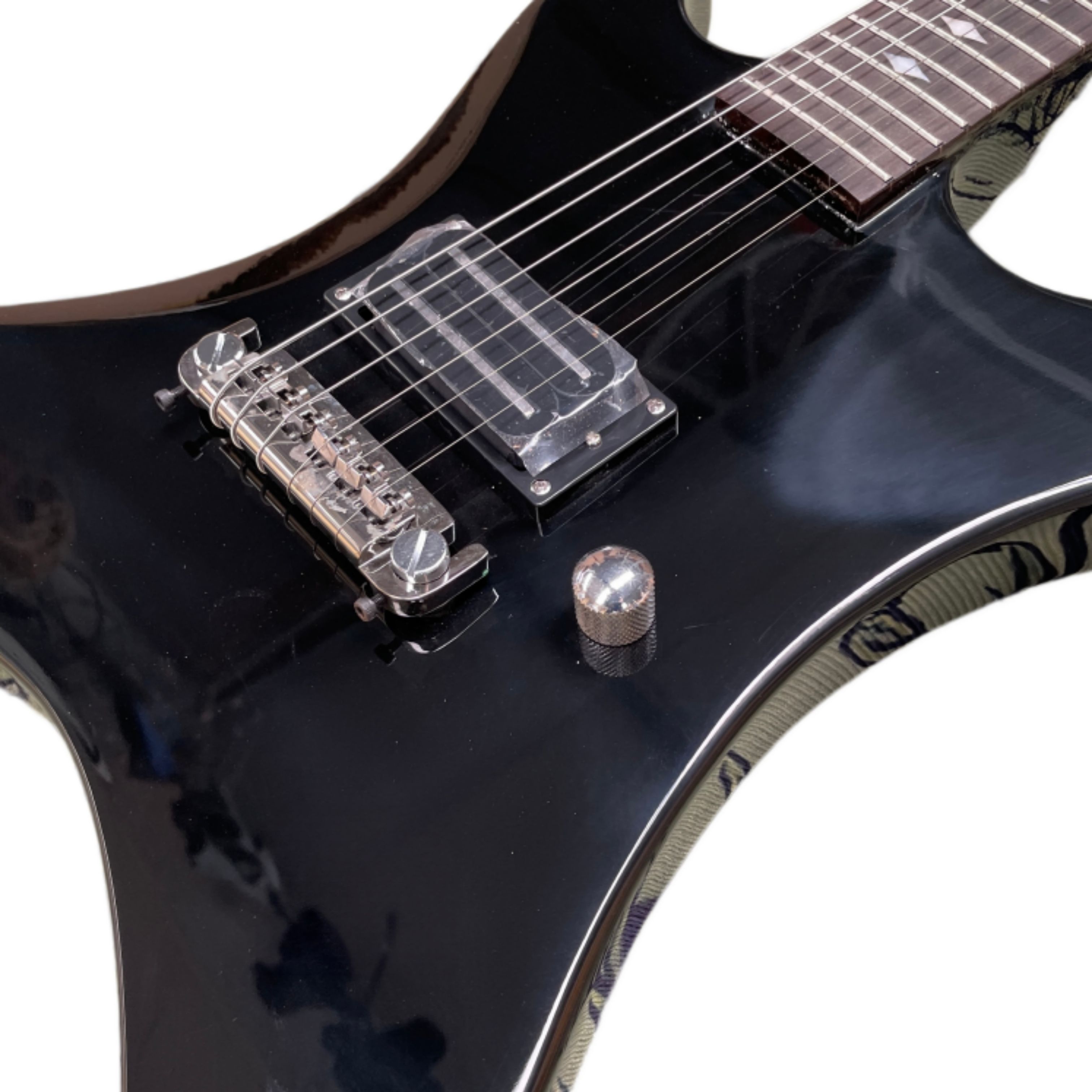 Electric Guitar Beginner - Black 6‑String Solid‑Body Electric Guitar Mahogany