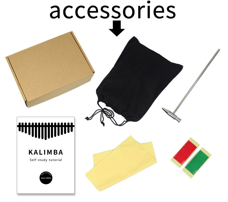 Colorful 21 Key Kalimba Kids C - огляд і ціна Musical Instrument Kids