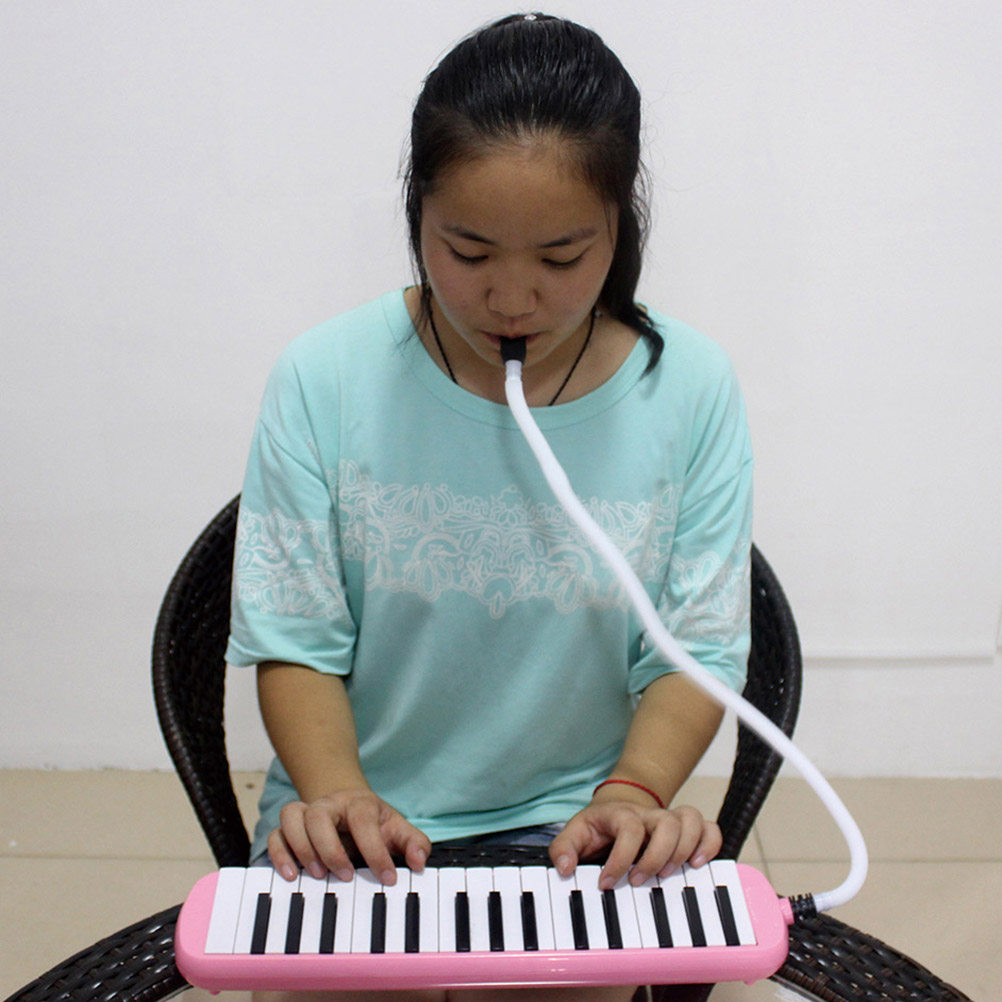 32 Keys Pink Melodica Pianica  - огляд і ціна Musical Instrument Melodica