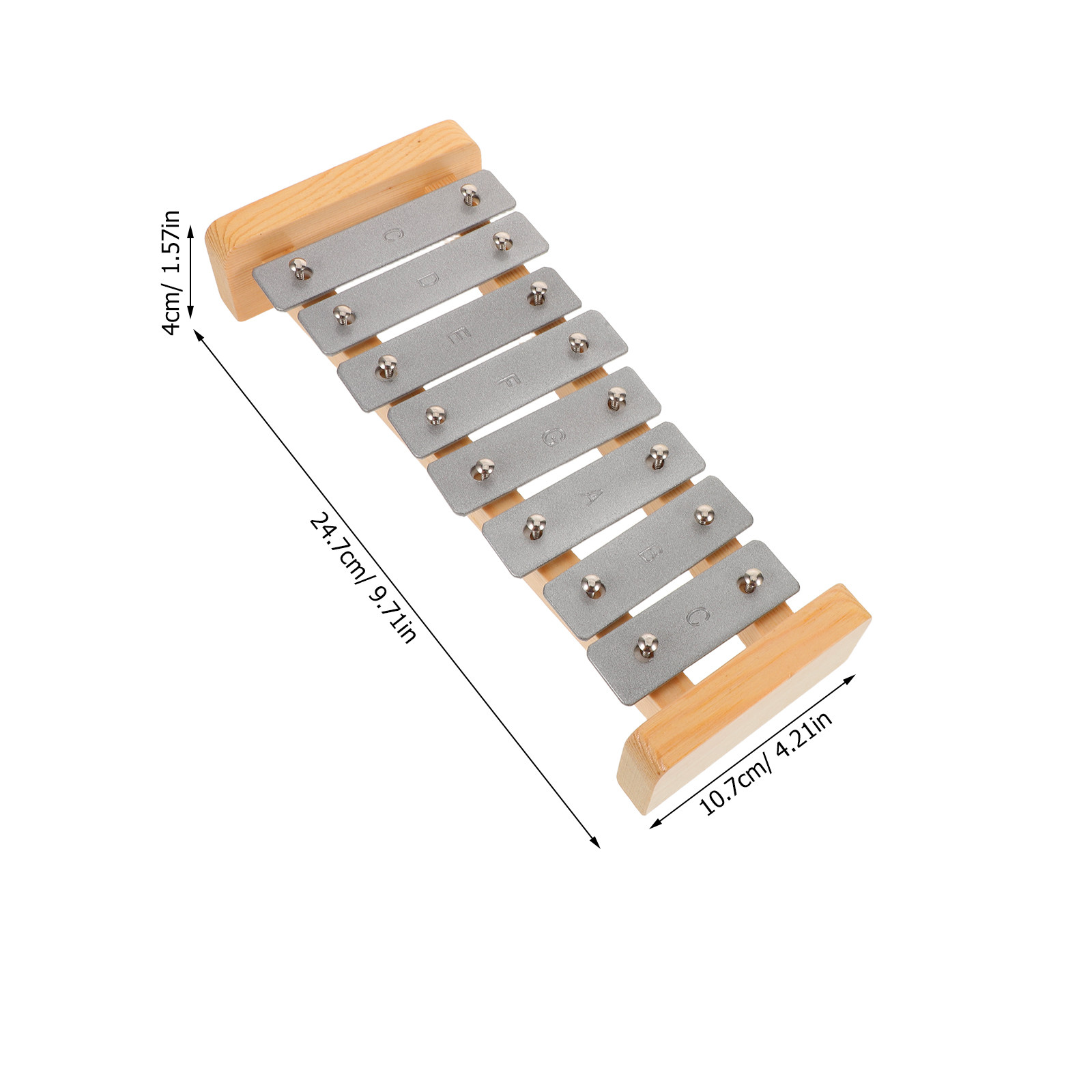 8-Note Aluminum Glockenspiel X - огляд і ціна Musical Instrument Xylophone