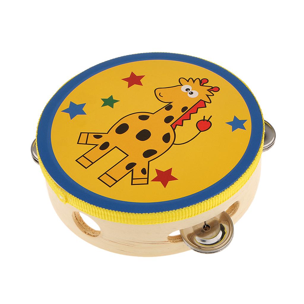 Wooden Tambourine Small Hand P - огляд і ціна Musical Instrument Kids