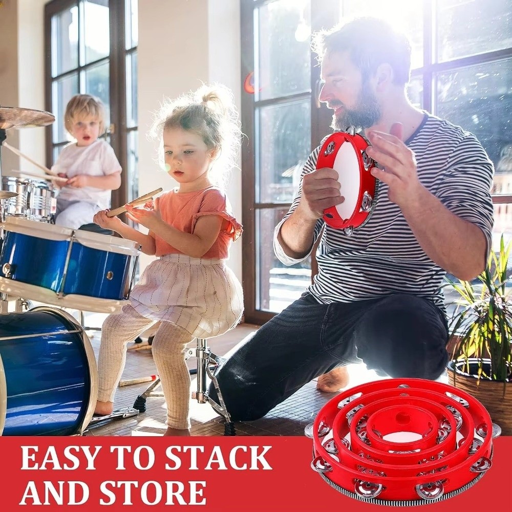4/6/8/10 Inch Hand Held Drum M - огляд і ціна Musical Instrument Kids