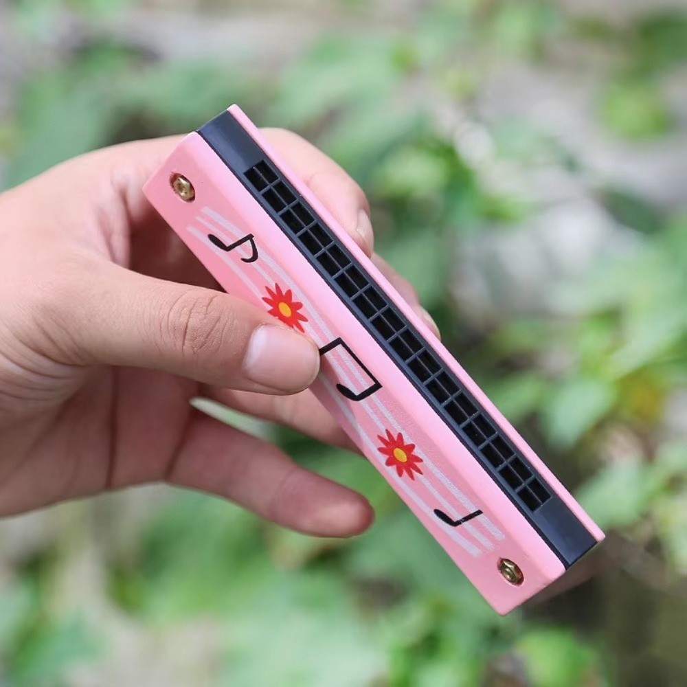 New 16 Holes Wooden Harmonica  - огляд і ціна Musical Instrument Melodica