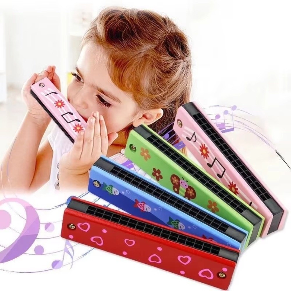 New 16 Holes Wooden Harmonica  - огляд і ціна Musical Instrument Melodica