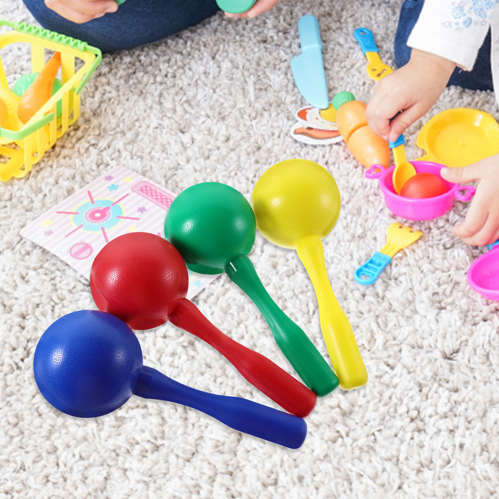 8Pcs Kids Shaking Maracas Perc - огляд і ціна A Musical Instrument You Shake