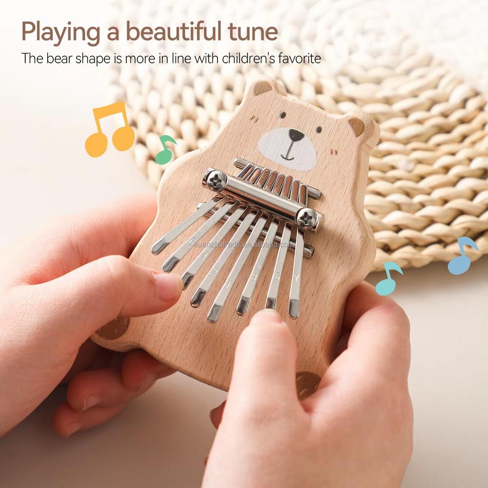 8 Key Mini Kalimba Portable Th - огляд і ціна Musical Instrument Kids