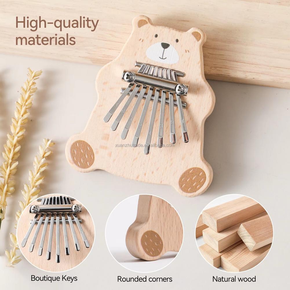 8 Key Mini Kalimba Portable Th - огляд і ціна Musical Instrument Kids