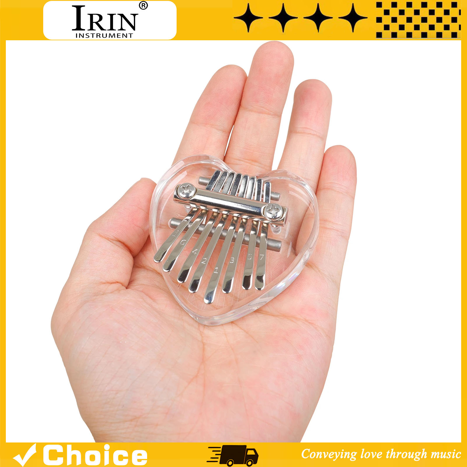 8-Key Kalimba Mini Thumb Piano - огляд і ціна Musical Instrument Kids