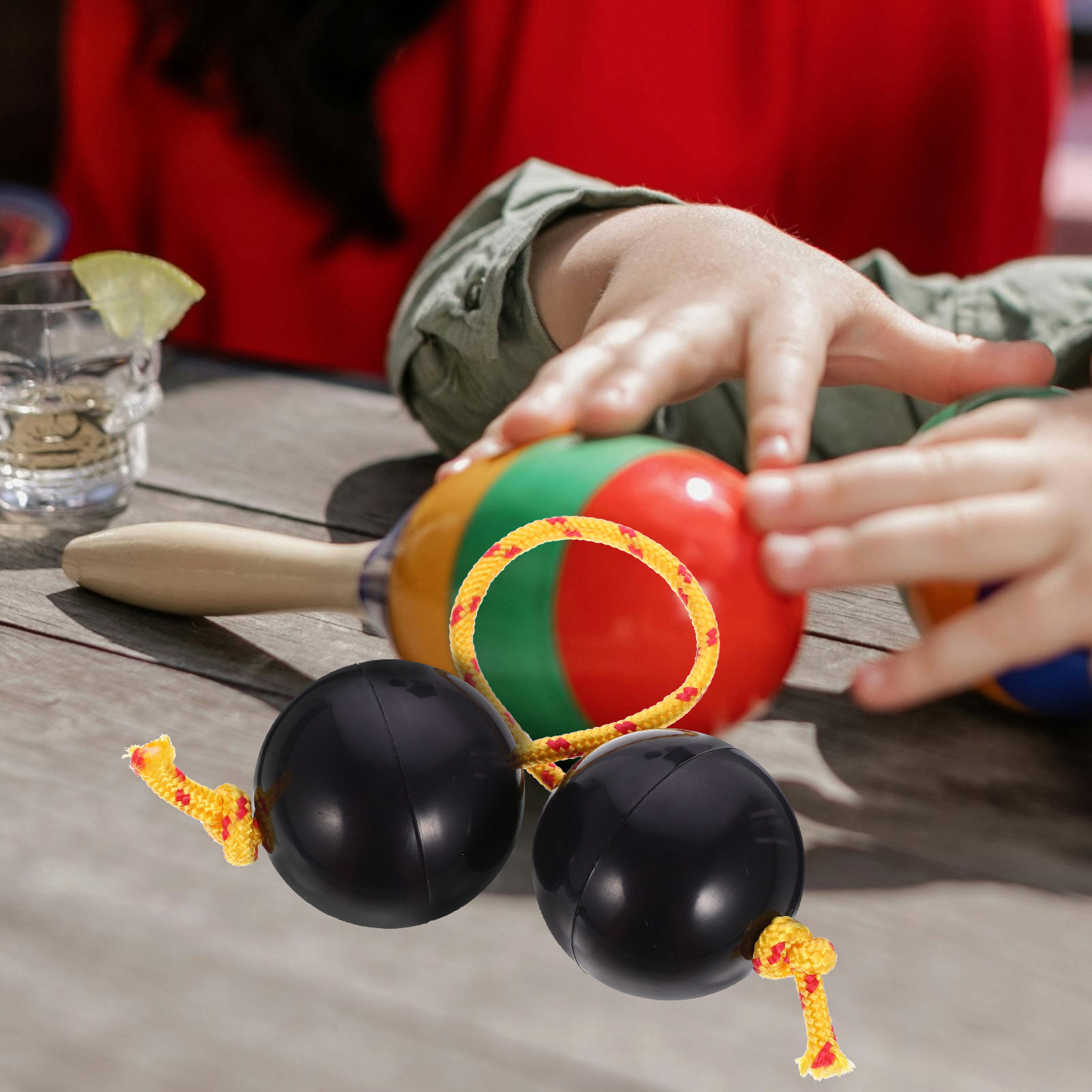 2Pairs African Shaking Ball In - огляд і ціна A Musical Instrument You Shake