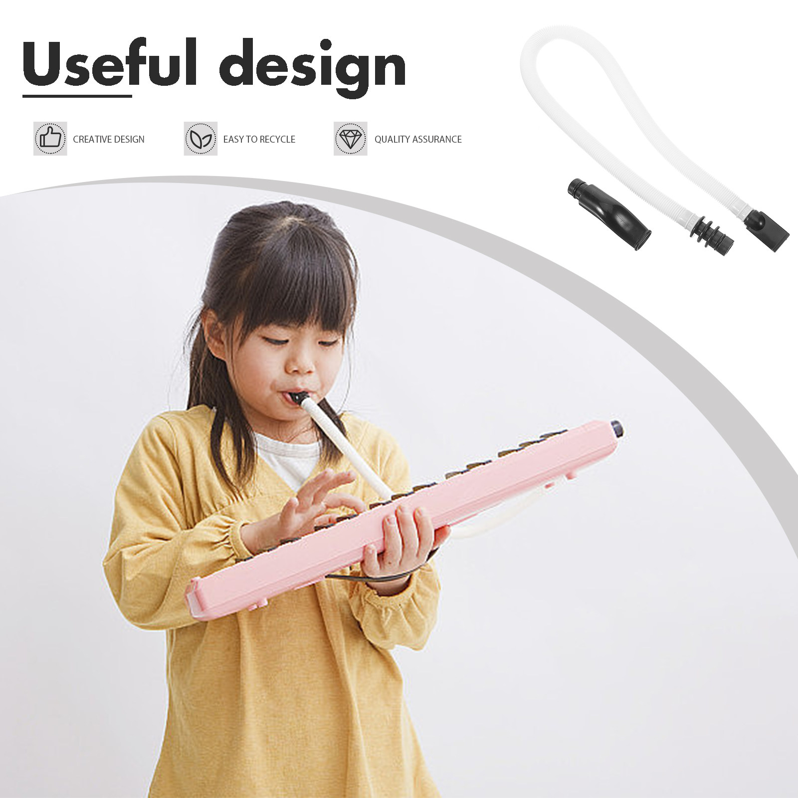 1Set Melodica Tube Mouthpiece  - огляд і ціна Musical Instrument Melodica