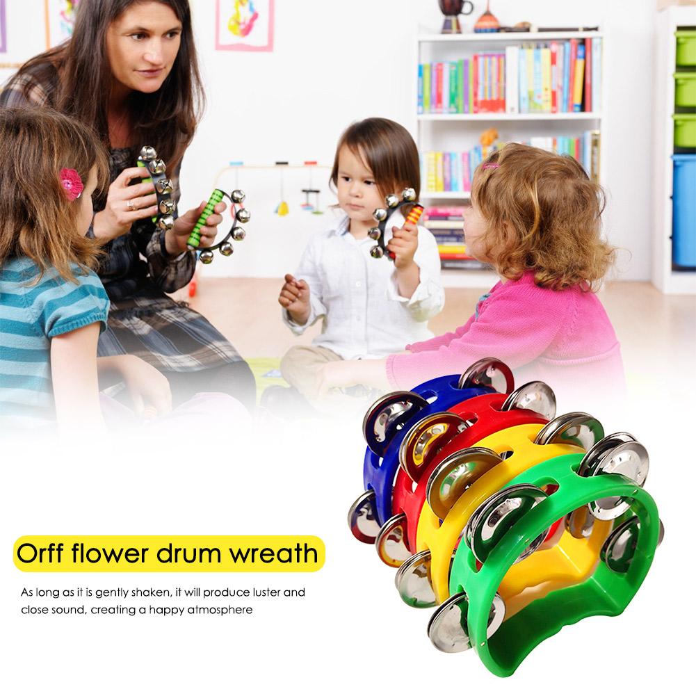 4pcs Tambourine Jingles Rattle - огляд і ціна Musical Instrument Kids