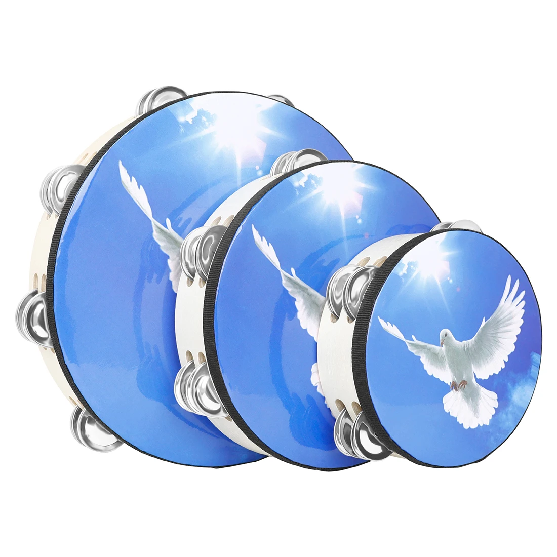 6+8+10 Inches Blue Sky Peace D - огляд і ціна A Musical Instrument You Shake