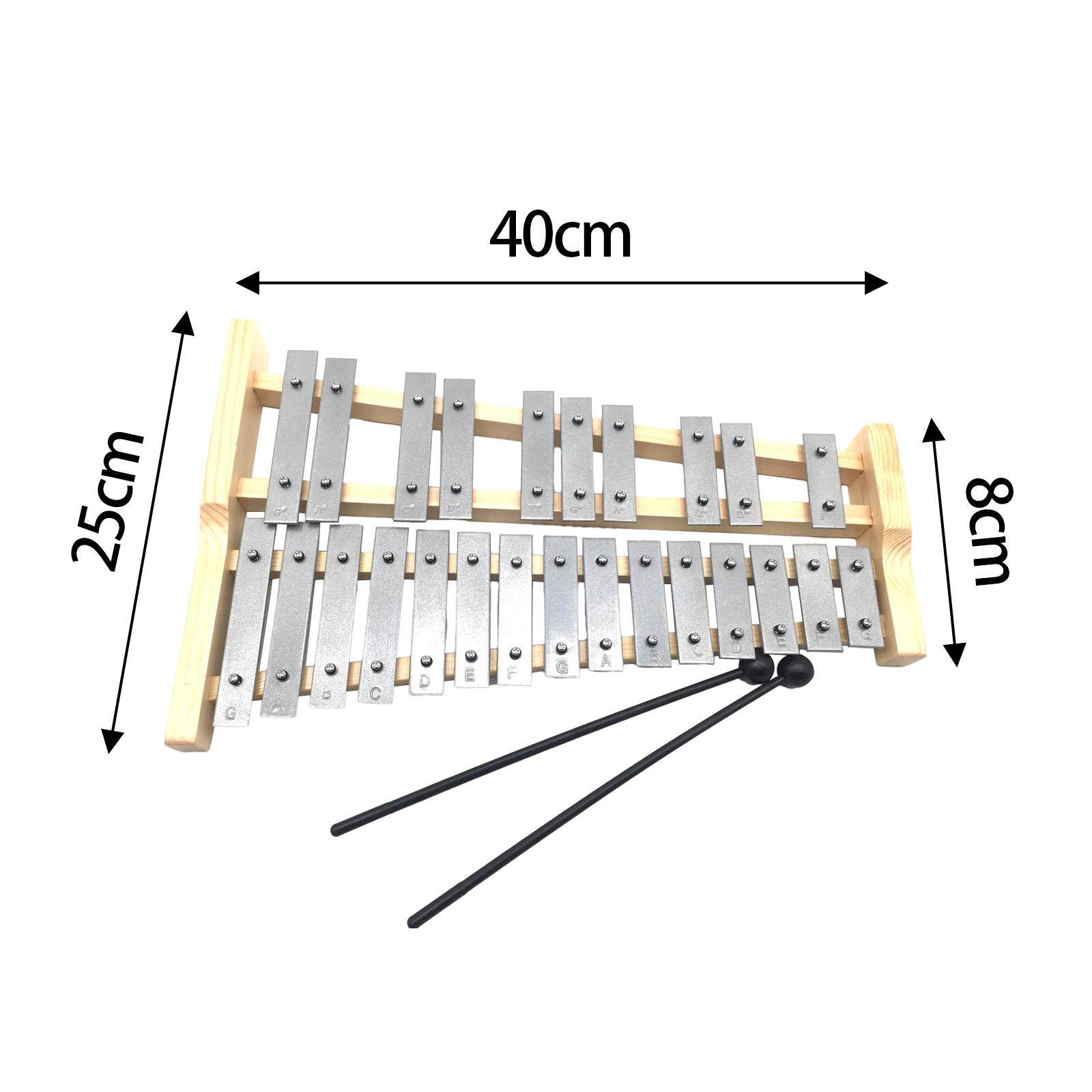 25 Notes Metal Keys Xylophone  - огляд і ціна Musical Instrument Xylophone