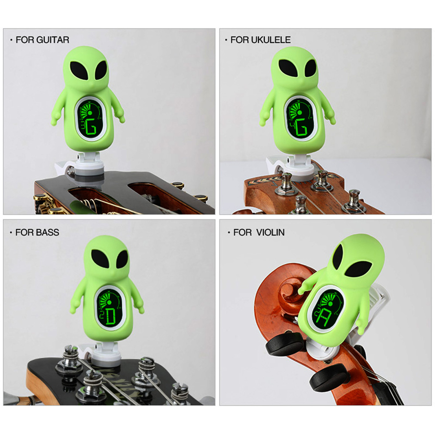 Guitar Tuner A71, Cute Alien C - огляд і ціна Musical Instrument Accessories