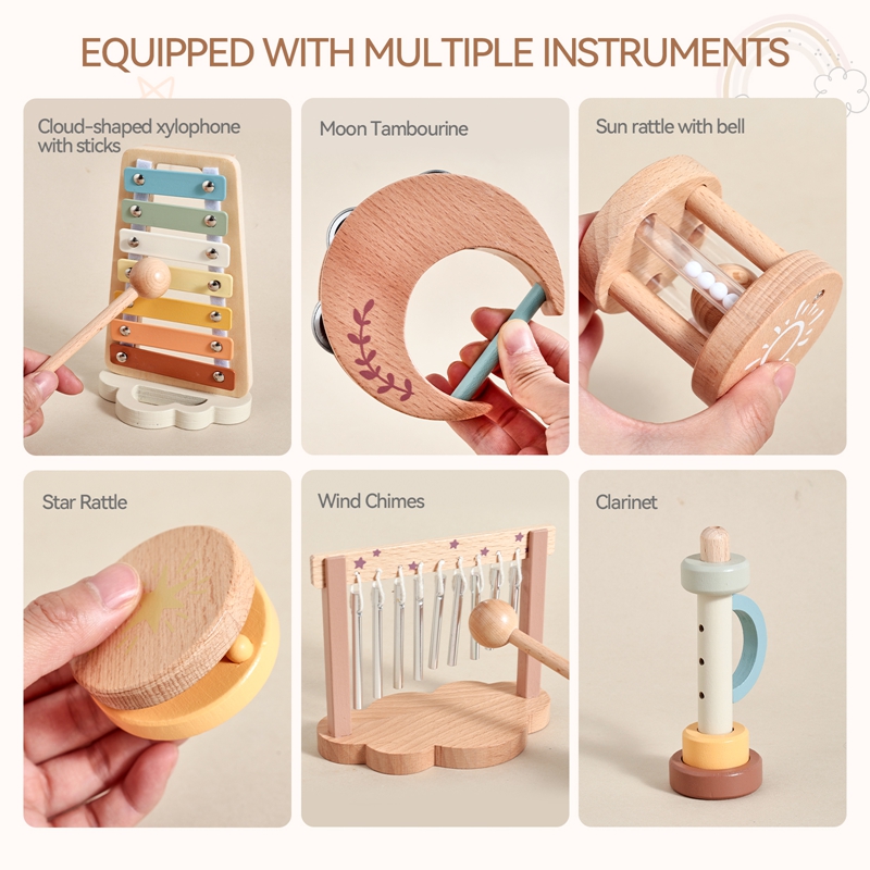 1Set Musical Instruments With  - огляд і ціна Musical Instrument Xylophone