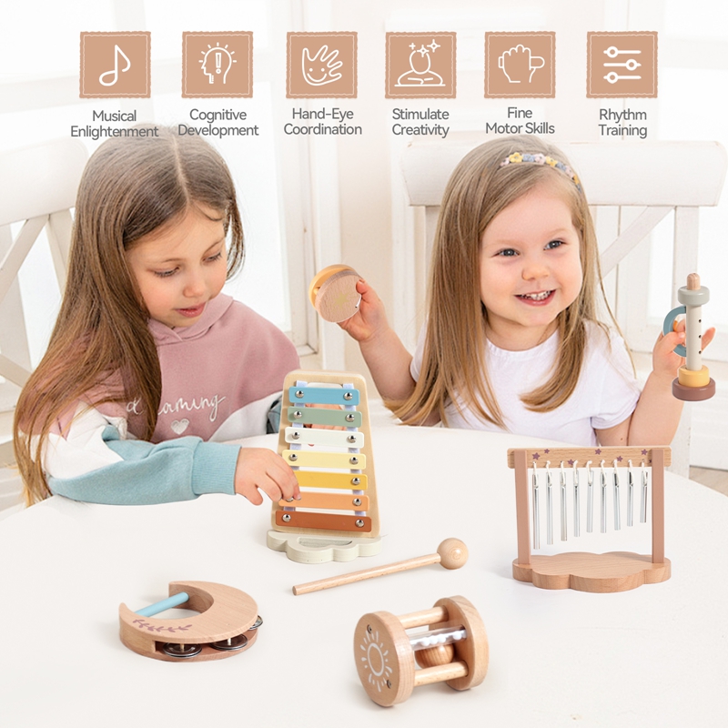 1Set Musical Instruments With  - огляд і ціна Musical Instrument Xylophone