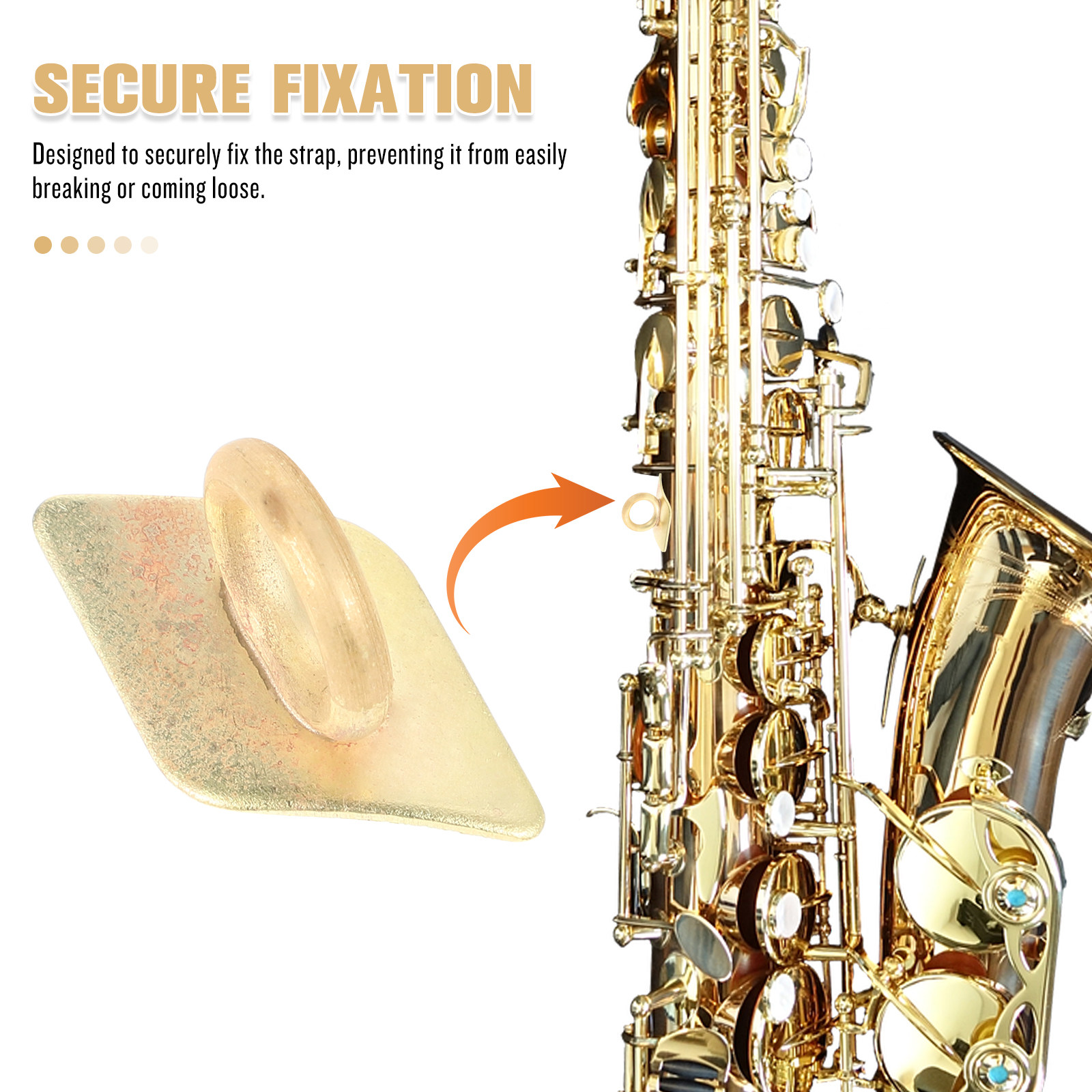 Saxophone Sling Buckle Copper  - огляд і ціна Musical Instrument Oboe