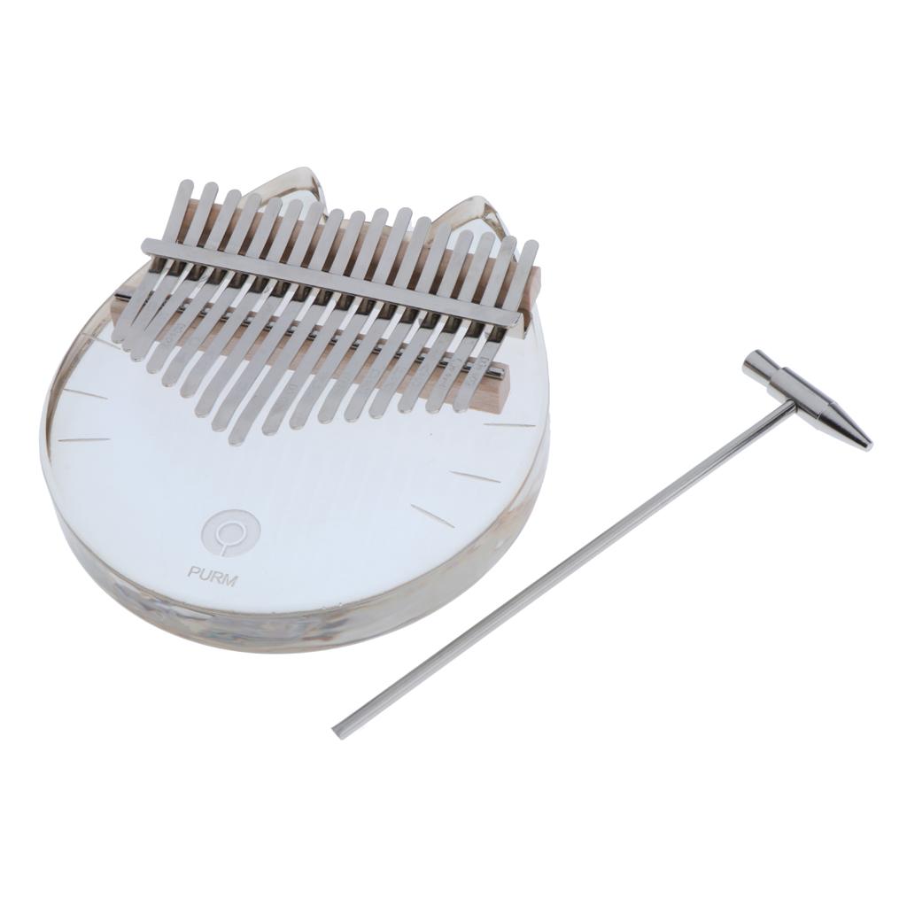 Kalimba 17 Key Acrylic Transpa - огляд і ціна Musical Instrument Kids