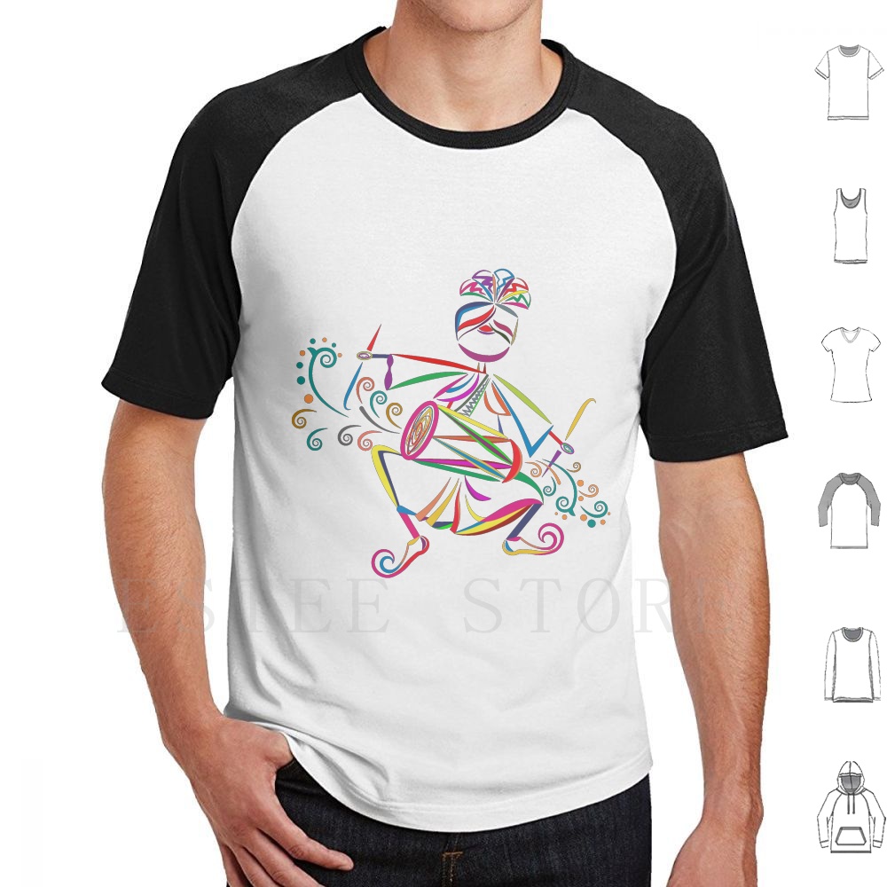 Dhol Player T Shirt DIY Big Si - огляд і ціна Musical Instrument In India