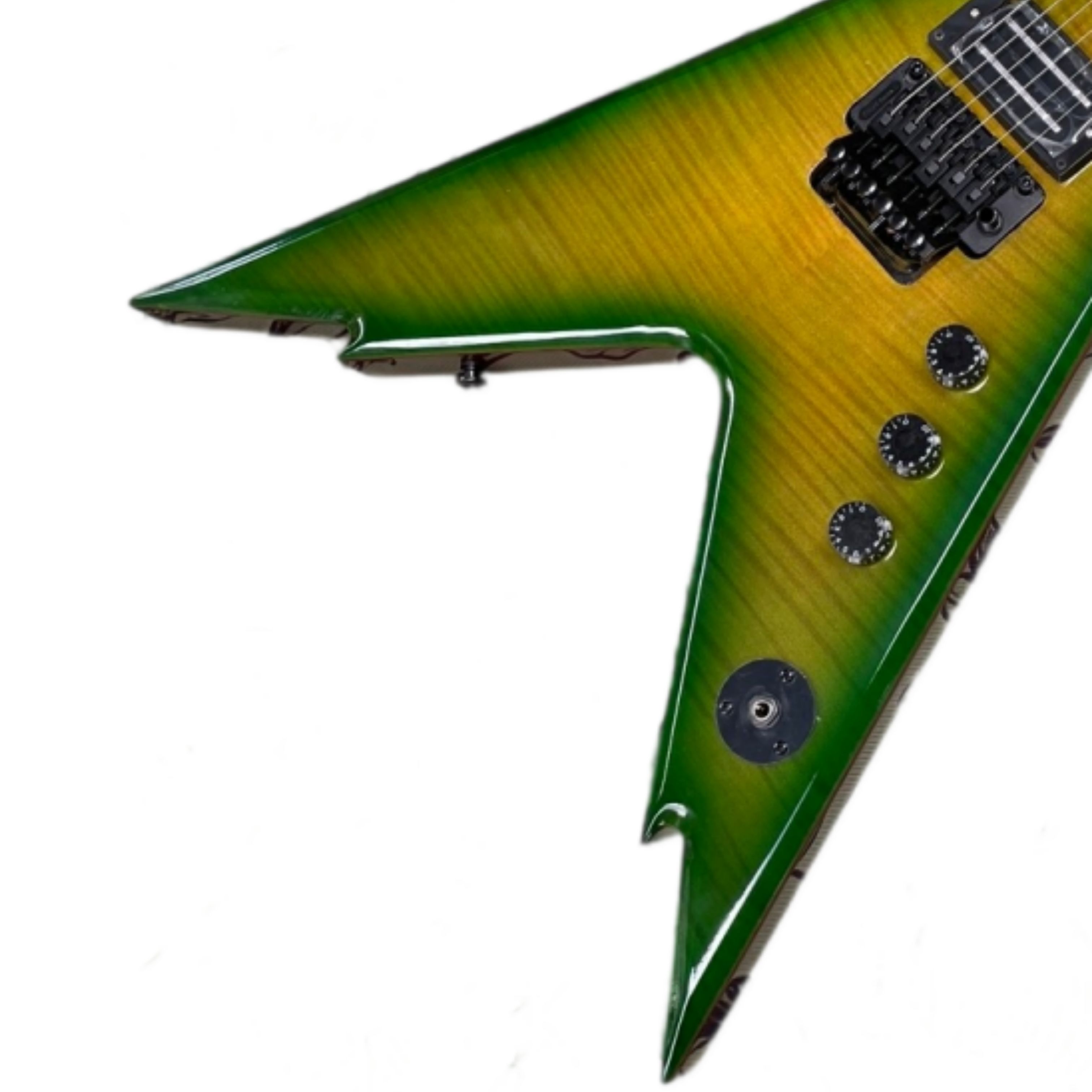 Yellow-Green Gradient Solid El - огляд і ціна Electric Guitar Beginner