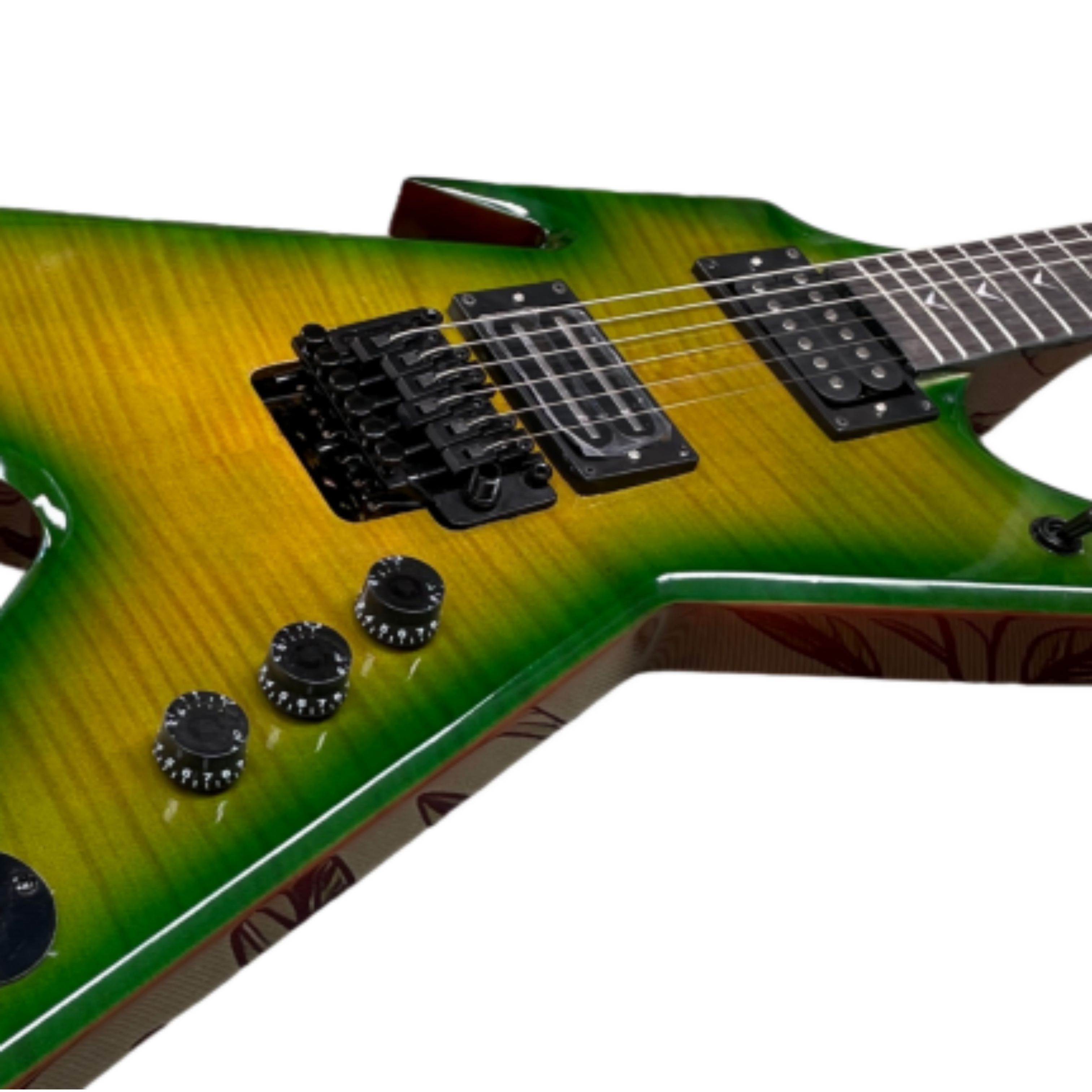 Yellow-Green Gradient Solid El - огляд і ціна Electric Guitar Beginner