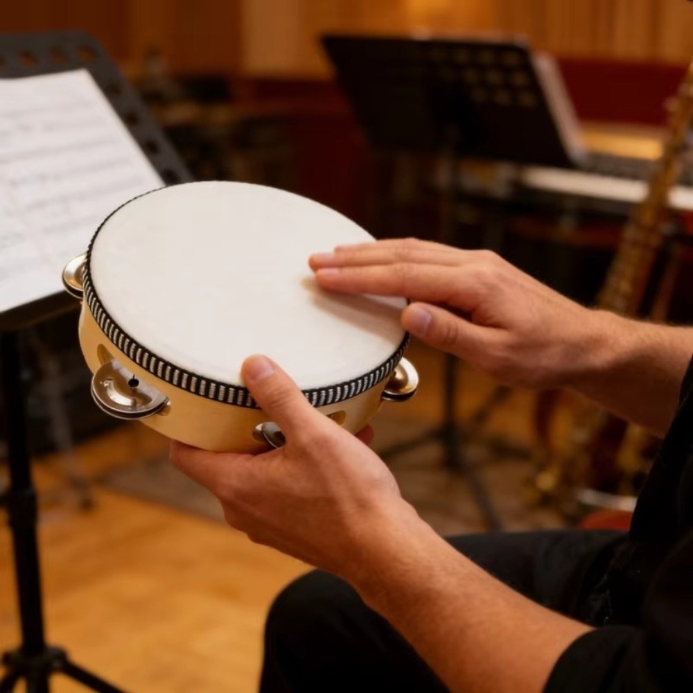 4/6/8/10 Inch Hand Held Drum W - огляд і ціна Musical Instrument Kids