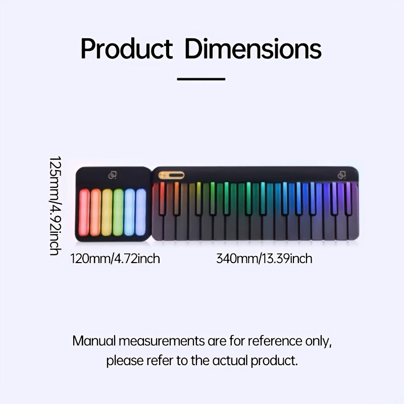 Stylish LED-Backlit PopuPiano  - огляд і ціна Musical Instrument Easy To Learn